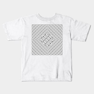 Line Art Trellis Work Kids T-Shirt